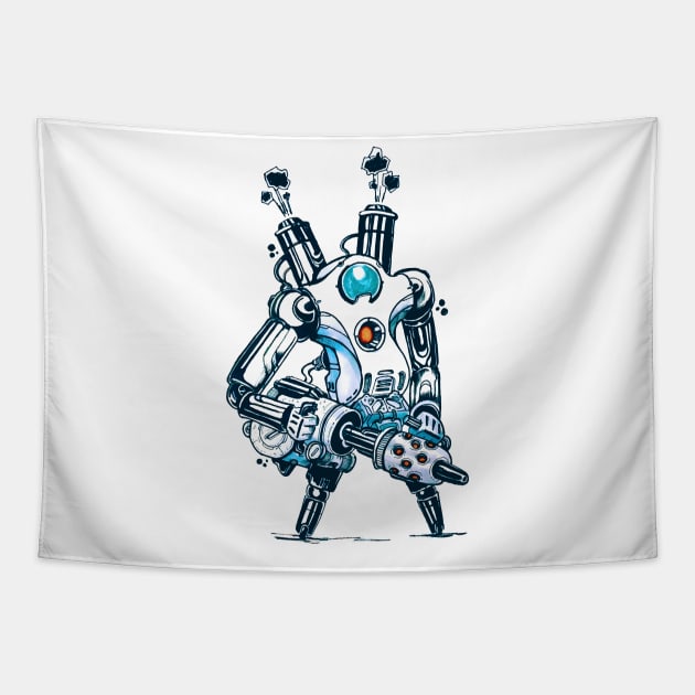 Flamer Tapestry by INKSPACE