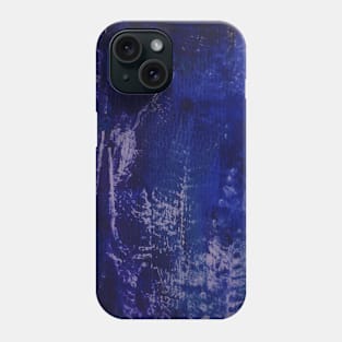 Sapphire blue energy - plant impressions Phone Case