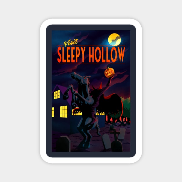 Visit Sleepy Hollow Magnet by Grumpinpumpkin