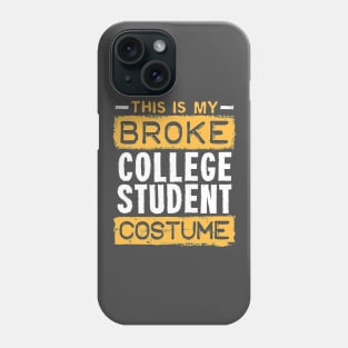 College Student Costume Halloween Phone Case