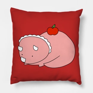 Apple Triceratops Pillow