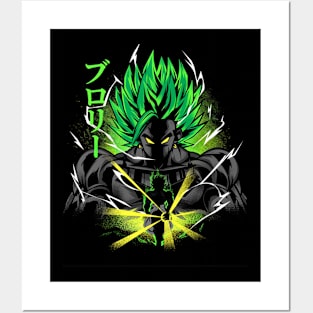 Dragon Ball Z - Broly Super Saiyan Poster by POP-Mania