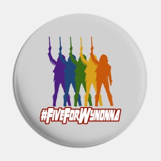 Five For Wynonna - Wynonna Earp Season 5 Pin