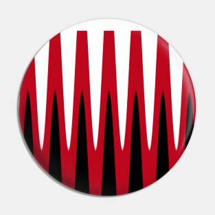 Wave Design Red Pin