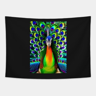 COLORFUL AND STUNNING PEACOCK Tapestry