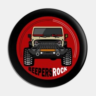 BeepersRock Pin