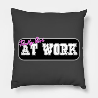 Pretty Girls At Work Pillow