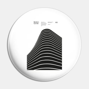 Modern Curves 03, Modern Architecture Design, minimalist Design, Modern Art, Typographic, Helvetica Pin