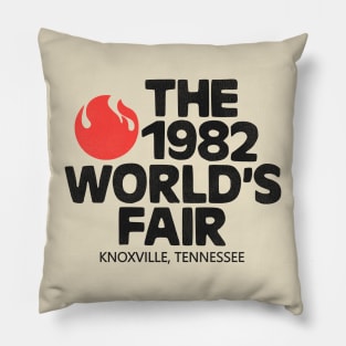 Retro Defunct Expo 82 World's Fair Knoxville Tennessee Pillow