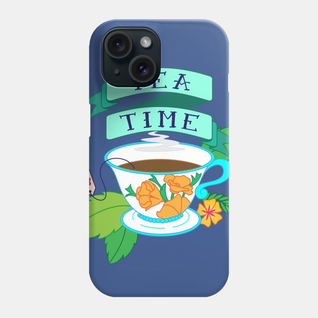 Tea Time Phone Case by kubiartwork