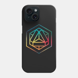 Sacred geometry 01 rainbow Phone Case