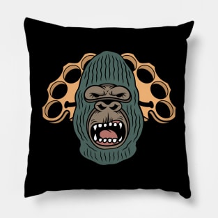 Gorilla and Fight Pillow