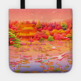 Kinkaku-Ji, the Temple of the Golden Pavilion Tote