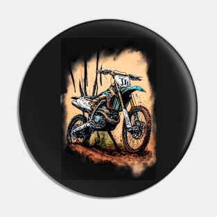 Dirt bike drawing style Pin