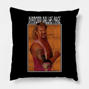 Vintage Diamond Dallas Page 80s Pillow