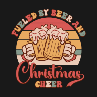 Fueled By Beer and Christmas Cheer T-Shirt