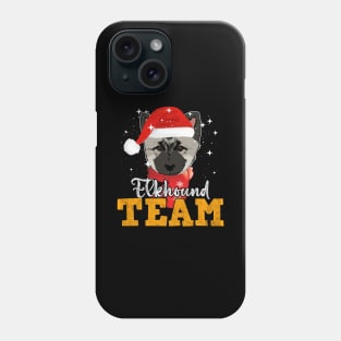 Team Norwegian Elkhound Xmas Phone Case