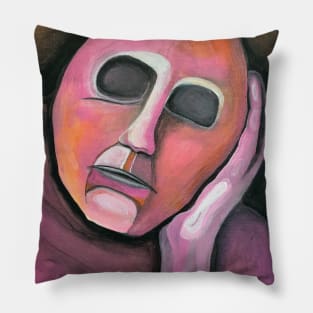 pink man Pillow