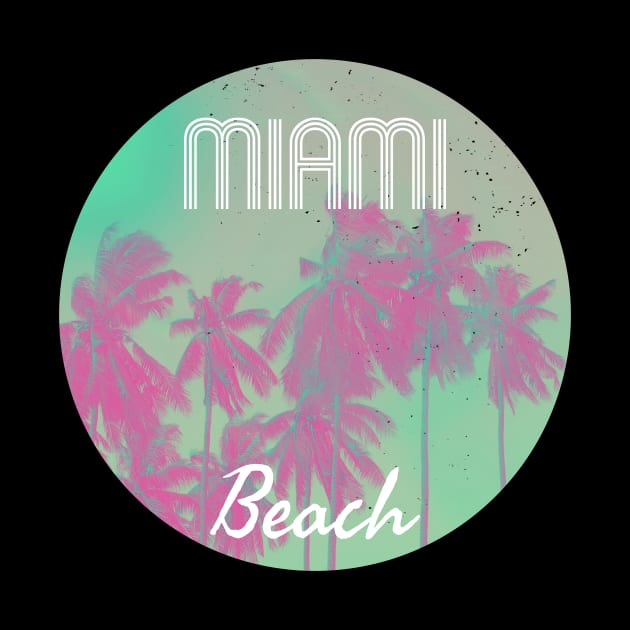 Miami Beach Vintage by Radarek_Design