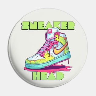 Sneaker Head Pin