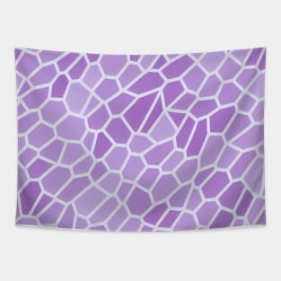 Abstract Geometric Water Pattern - purple pastel scheme Tapestry