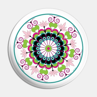 Mandala Love Pin