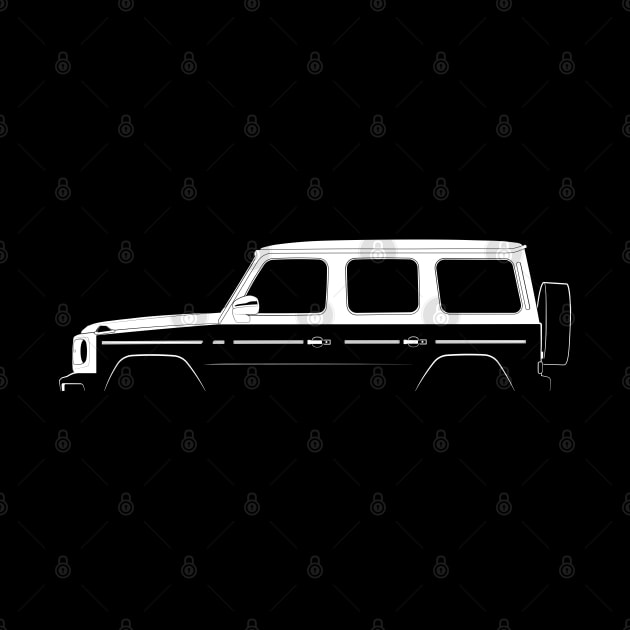 Mercedes-Benz G-Class (W464) Silhouette by Car-Silhouettes