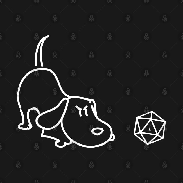 Dog Lover and TRPG Tabletop RPG Gaming Addict by dungeonarmory