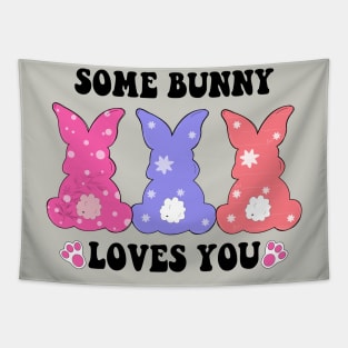 some bunny loves you easter Tapestry