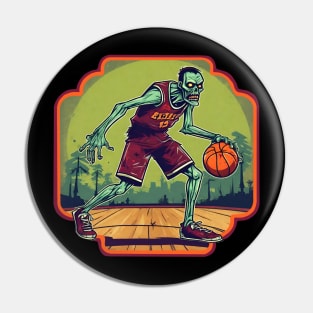 Zombie basketball player Pin