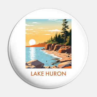 LAKE HURON Pin