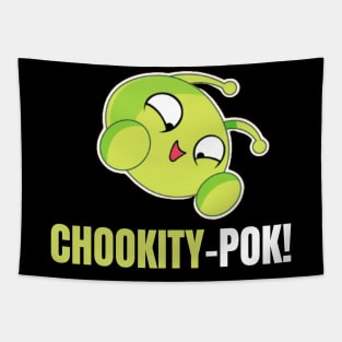 Chookity-pok Final Space mooncake design Tapestry