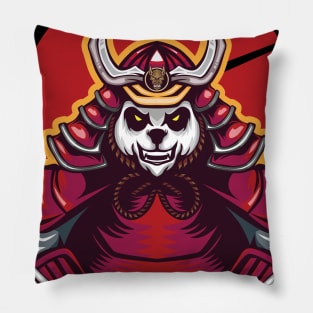 Samurai Panda Ronin Pillow