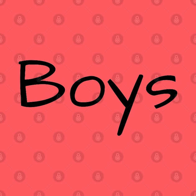 Boys by Artistic Design