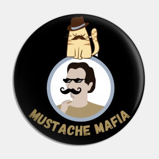 Mustache Sucker, Mustache Cat Sucker, Mustache Tribe Pin