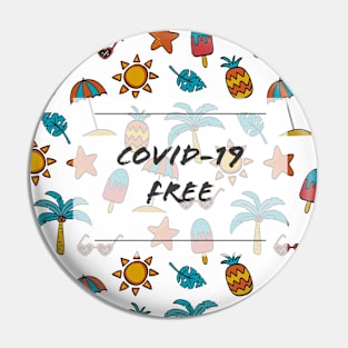 Covid-19 free mask! Pin