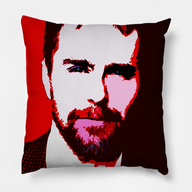 sam rockwell Pillow by oryan80