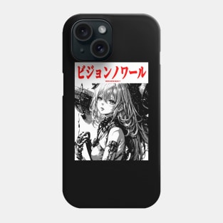 Cyberpunk Cyborg Girl Japanese Vaporwave Urban Aesthetic #2 Phone Case