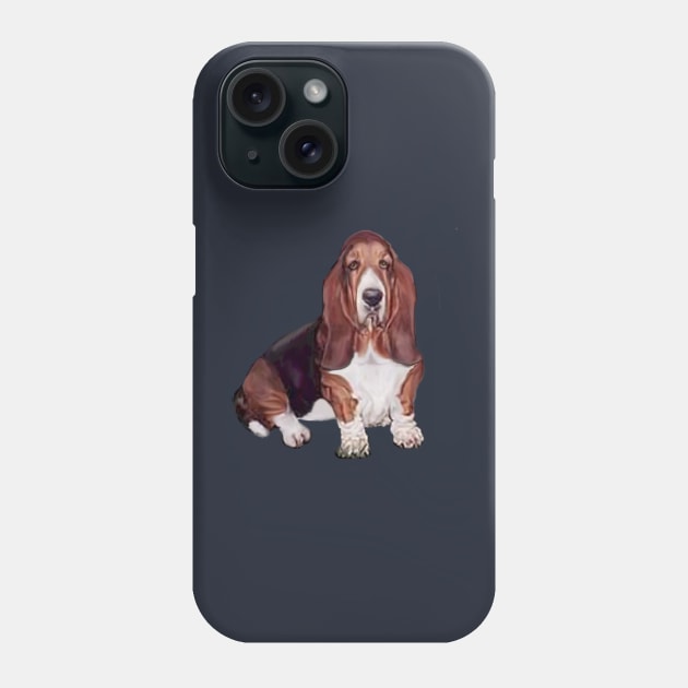 A Bassett Hound - Just the Dog Phone Case by Dogs Galore and More