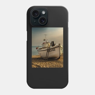 Beached Fishing Boat at Hastings Phone Case