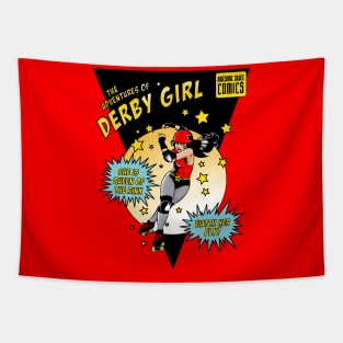 Adventures of Derby Girl Tapestry