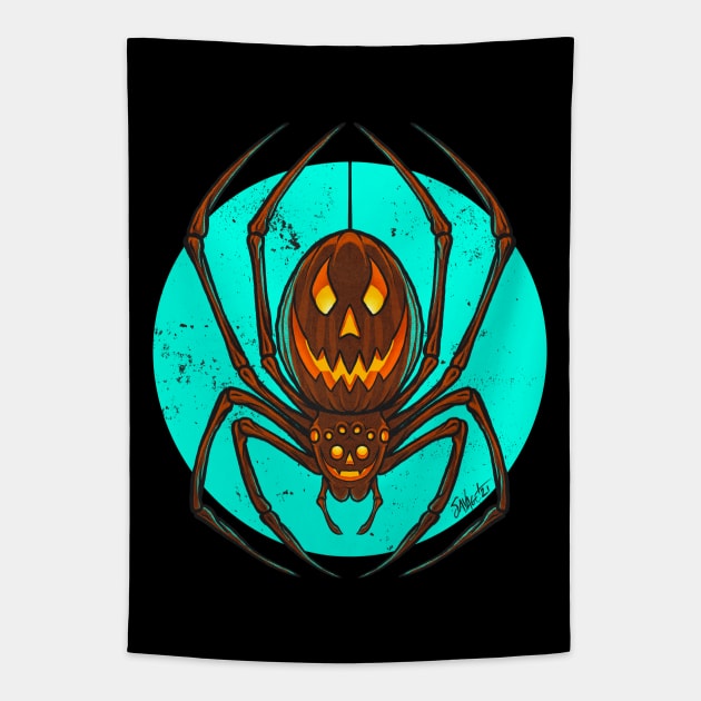 FrightFall2021: Spider Tapestry by Chad Savage