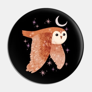 Flying Owl Pin