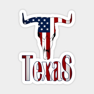 Texas&flag USA Magnet