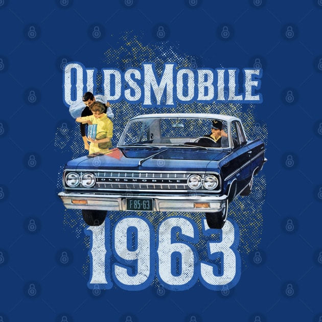 Blue Oldsmobile 1963 by JINTOMANG