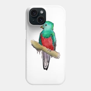 Quetzal in Ink Phone Case