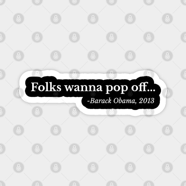 Folks wanna pop off Magnet by UrbanLifeApparel