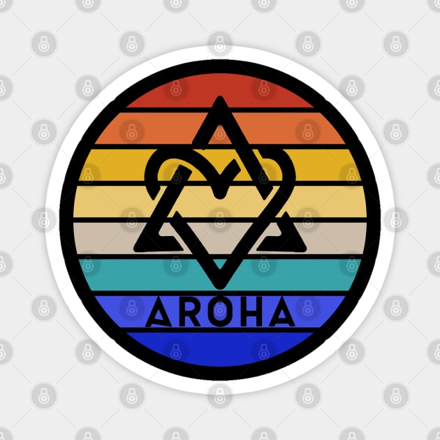 Aroha Astro Vintage Magnet by hallyupunch