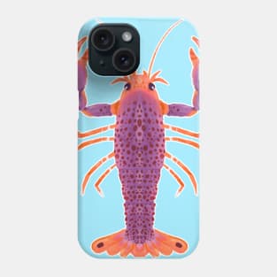 Purple and Orange Reef Lobster Phone Case