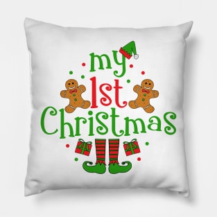 My First Christmas Baby Elf Pillow